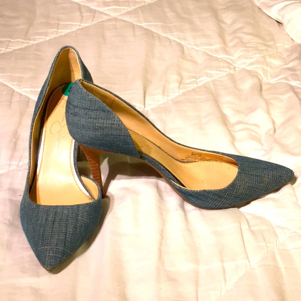 Jessica Simpson Denim Pumps